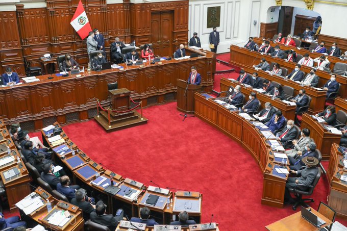 Guido Bellido en el Congreso