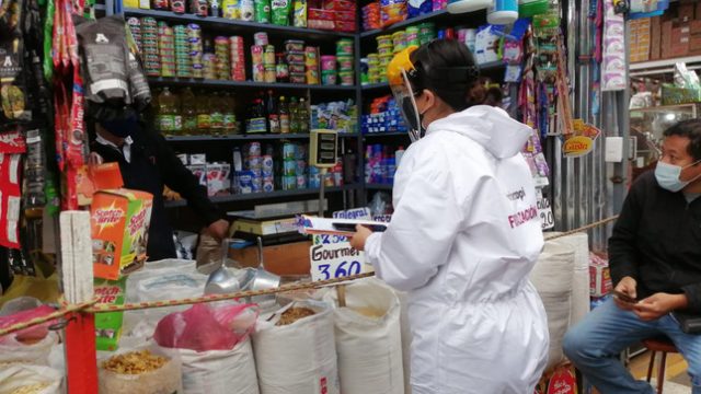 Indecopi supervisa precios en mercados y supermercados