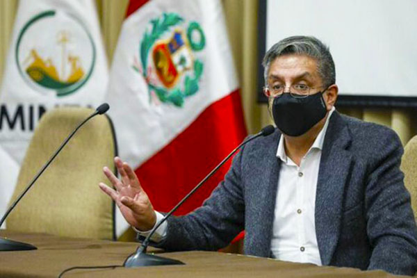 Iván Merino Aguirre, ministro de Energía y Minas