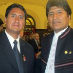 Vladimir Cerrón y Evo Morales