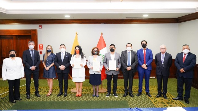 Poderes Judiciales de Perú y Ecuador suscriben convenio para erradicar la trata de personas