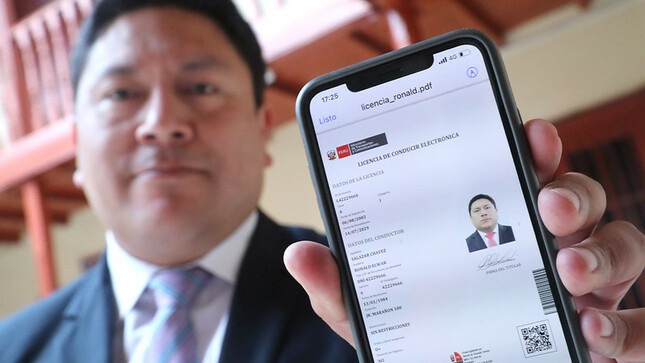 licencia electrónica (brevetes)