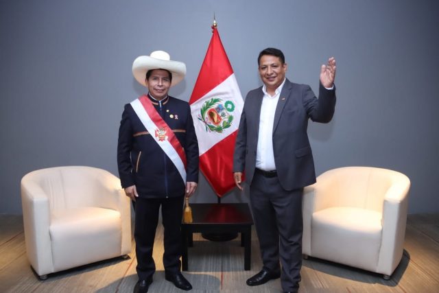 Pedro Castillo y Richard Rojas