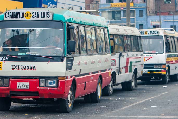 transporte público afiliado al AFOCAT