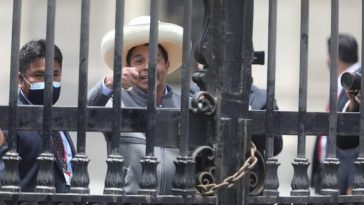 Pedro Castillo en Palacio de Gobierno