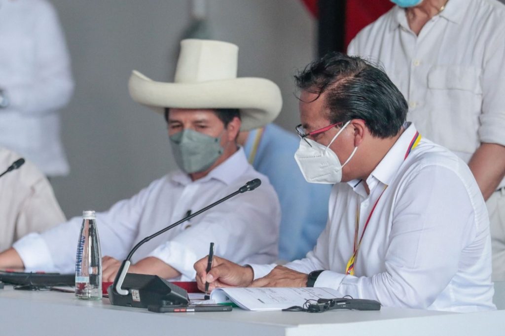 Pedro Castillo en la Alianza del Pacífico