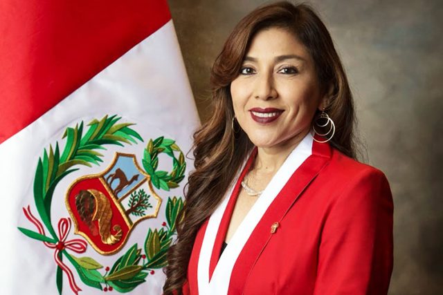 Lady Camones es elegida presidenta del Congreso para el periodo 2022-2023