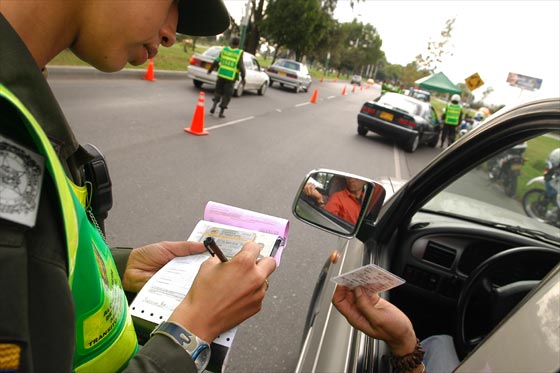 infracciones de tránsito