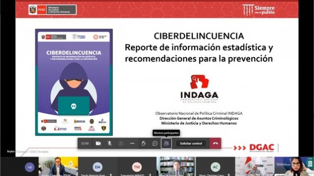 MINJUSDH estudio sobre ciberdelitos