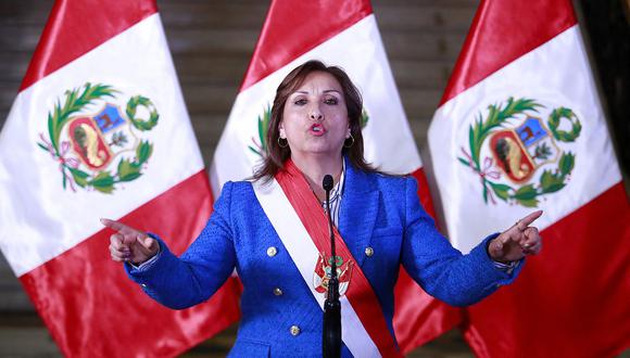 Dina Boluarte, presidenta de Perú