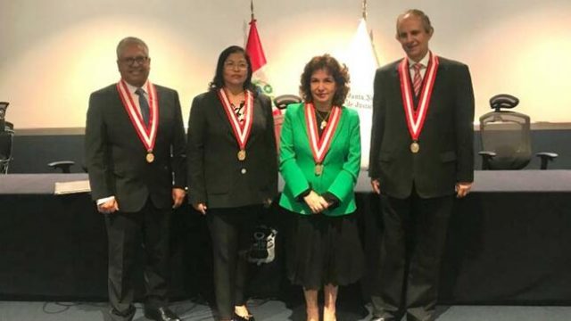 Junta Nacional de Justicia juramentó a tres nuevos jueces supremos