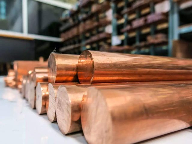barras de cobre