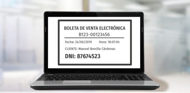 boleta electrónica