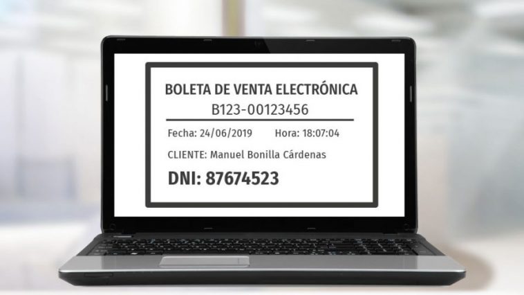 boleta electrónica