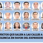 prefectos de Pedro Castillo