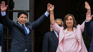 Dina Boluarte y Pedro Castillo