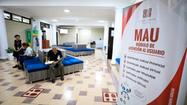 Poder Judicial pone a disposición de la ciudadanía nuevo Módulo de Atención al Usuario en Palacio de Justicia