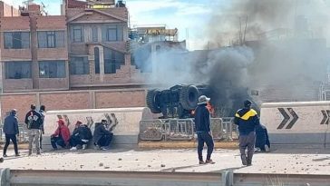 protestas y enfrentamientos en Juliaca