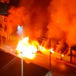 turba incendió local judicial en Macusani