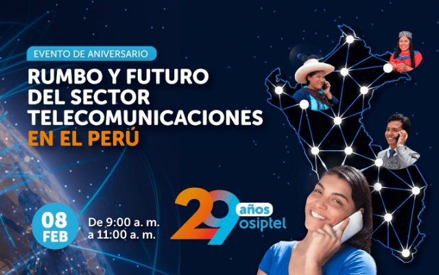 OSIPTEL realizará evento virtual en el Perú para analizar el futuro del sector telecomunicaciones