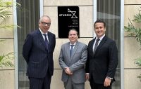 Der a Izq - Pierino Stucchi - Enrique Priori y José Antonio Tirado (Socios y exgerentes legales Indecopi)