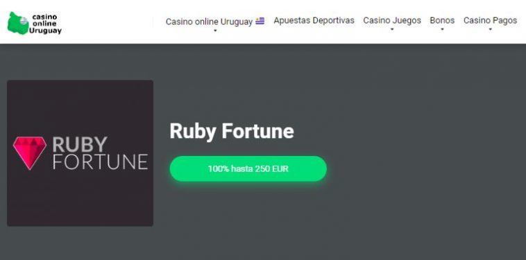 Ruby Forntine Revisión de bonos y promociones del casino Ruby Fortune